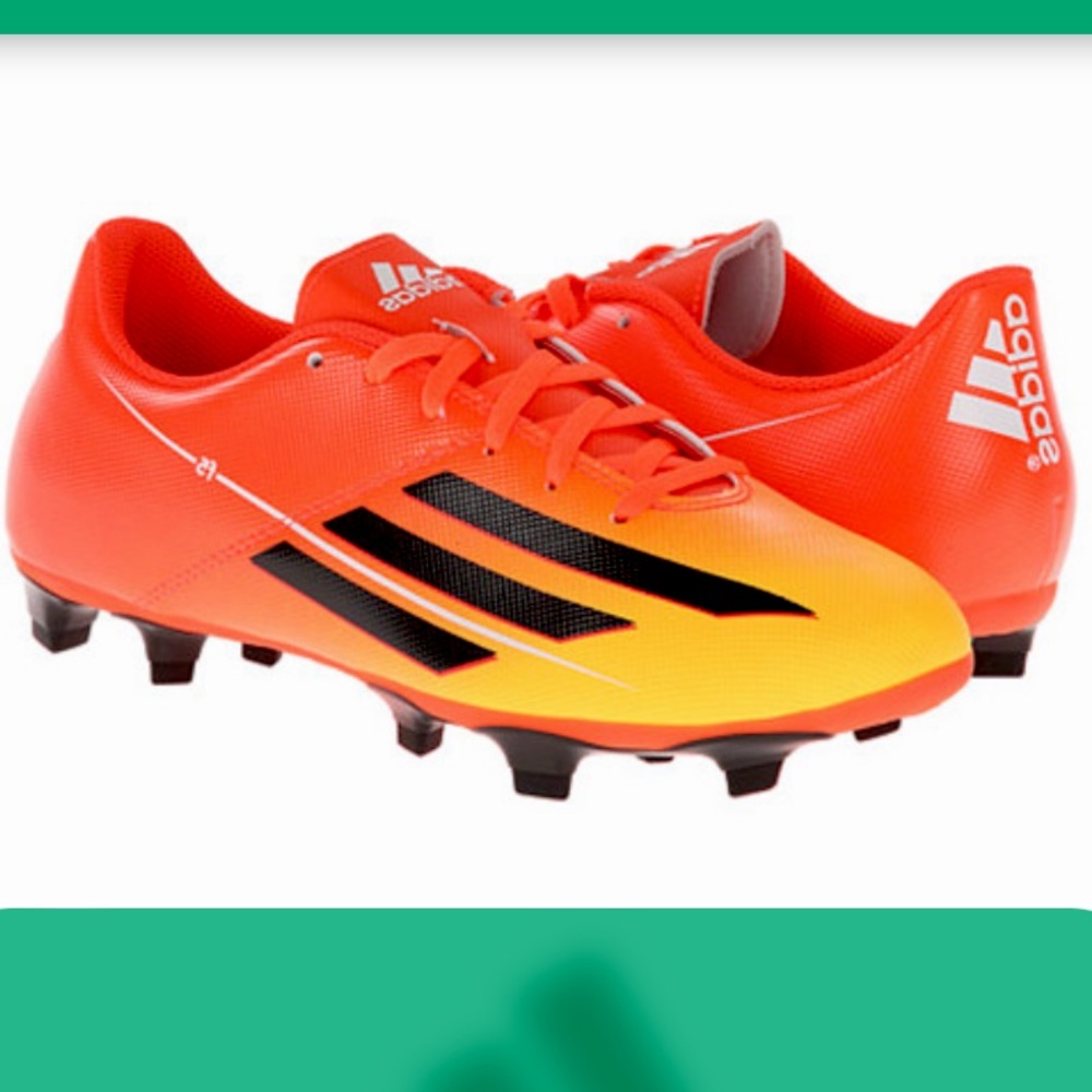 Adidas Men's F5 FG Soccer Cleats Solar Red/Gold
US Men’s Size 8